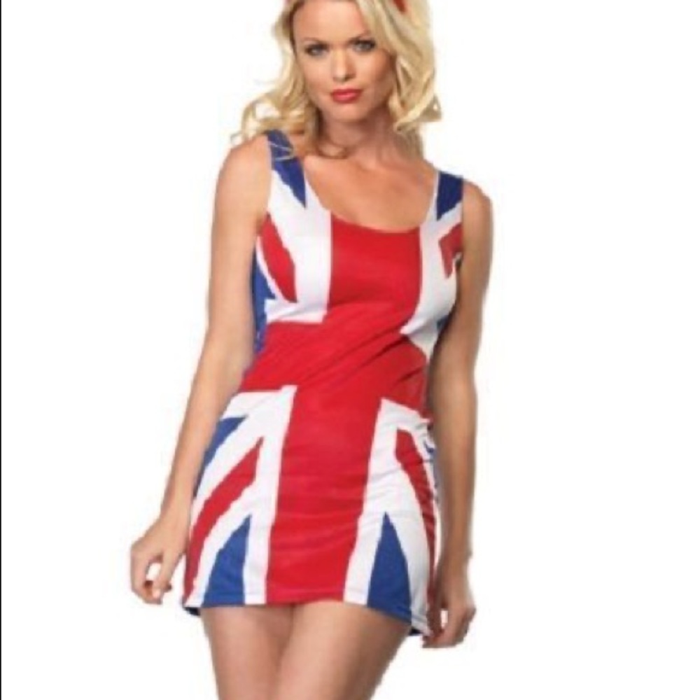 Leg avenue sexy British flag spice girls size xs